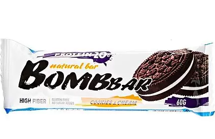 фото упаковки Bombbar батончик протеиновый Печенье-крем