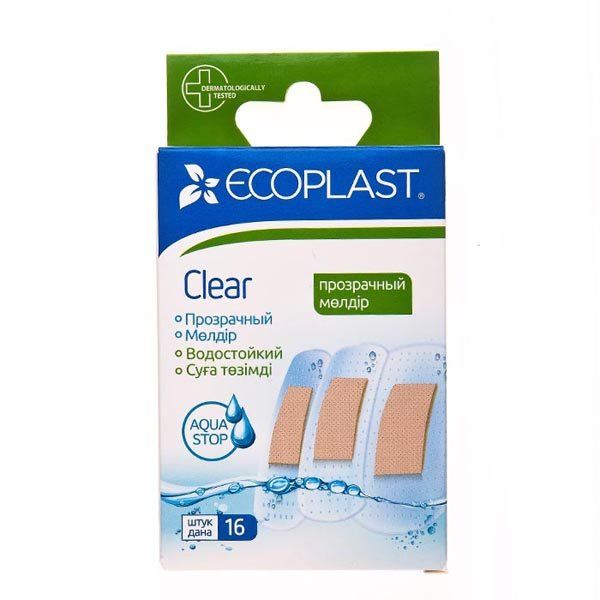 фото упаковки Ecoplast Набор пластырей полимерных Clear