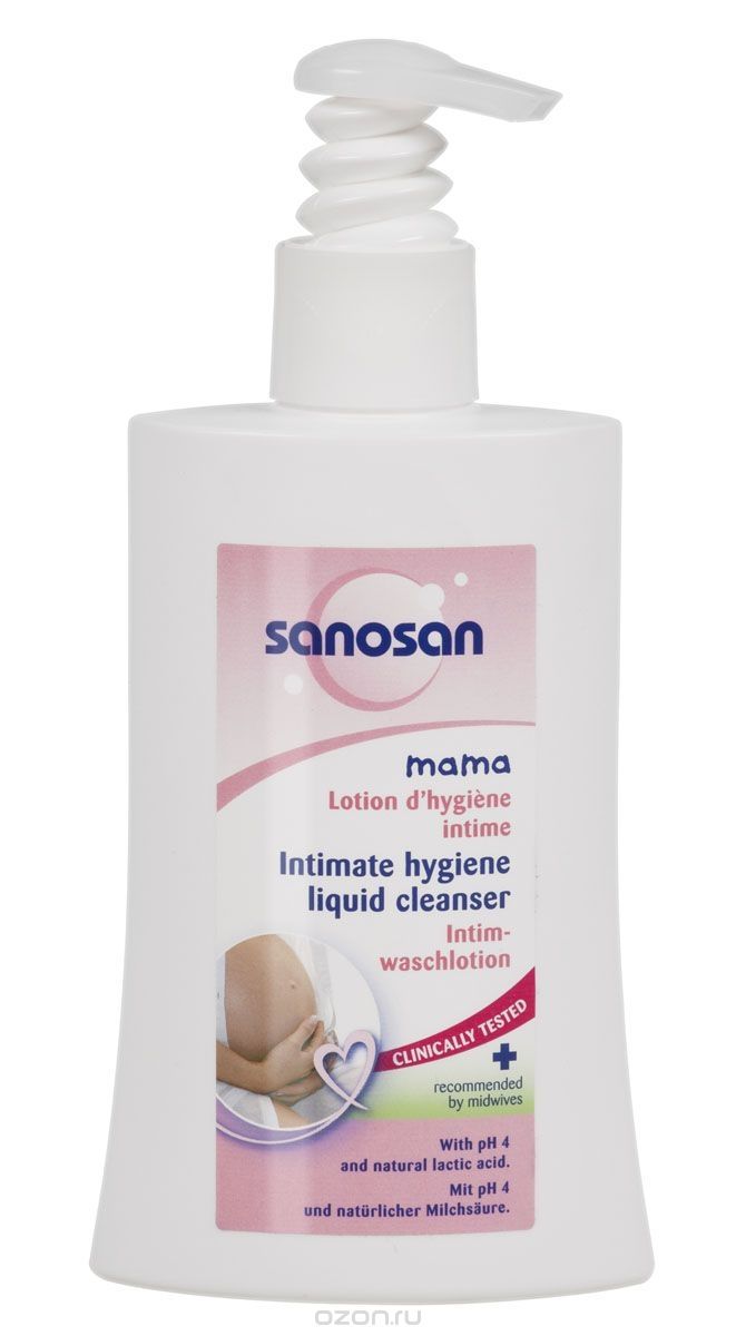 фото упаковки Sanosan Mama Гель для интимной гигиены