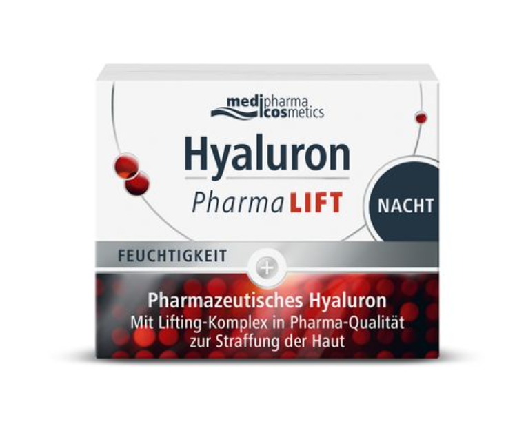 фото упаковки Medipharma Cosmetics Hyaluron Pharma Lift Крем ночной