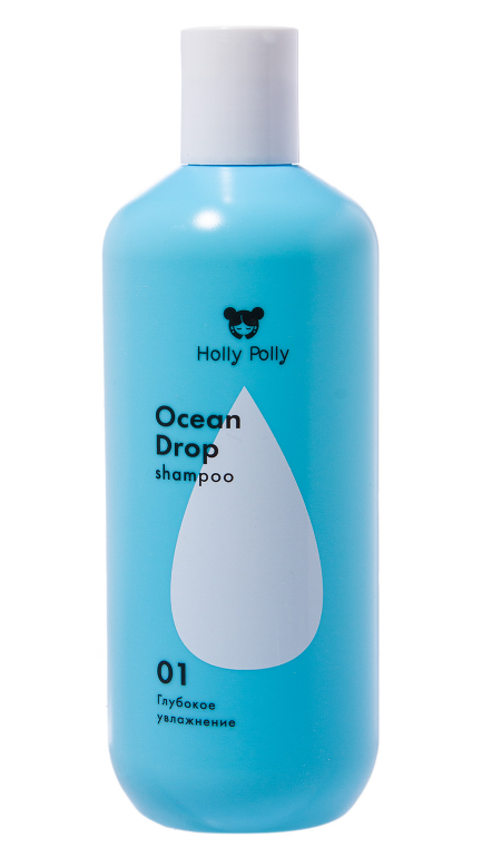 Holly Polly Шампунь для ломких волос Ocean Drop, шампунь, увлажняющий для сухих и ломких волос, 400 мл, 1 шт.