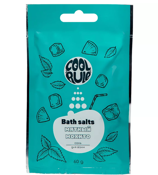 Cool Rule Body Соль для ванн, соль для ванн, Мятный мохито, 60 г, 1 шт.